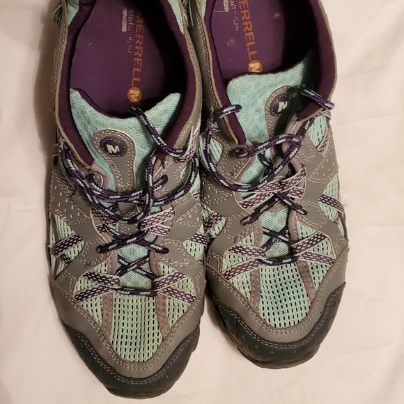 Size 10, Merrell Women's Waterpro Maipo Water Shoe,Aventurine/Purple - Picture 1 of 8